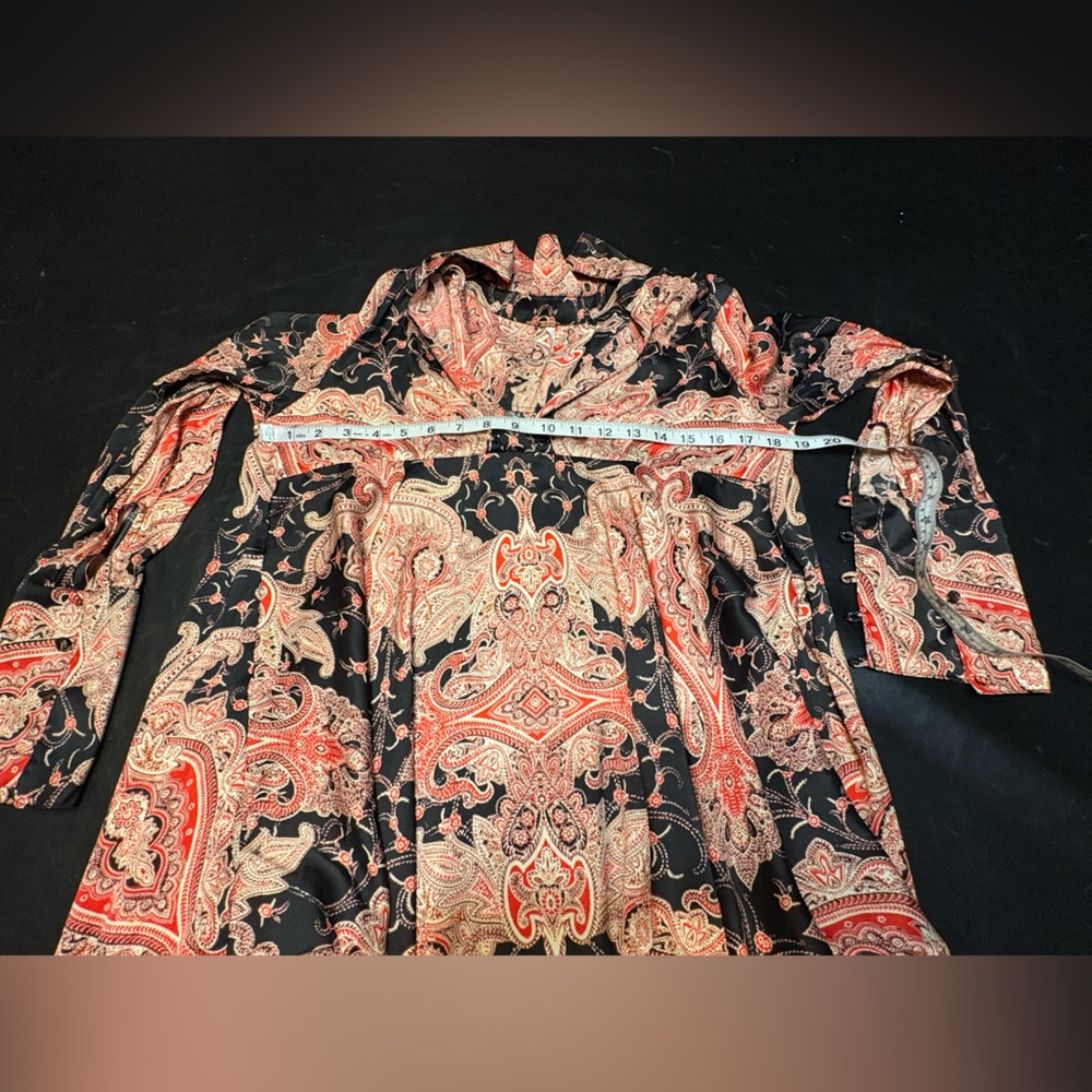Free People Field of Butterflies Tunic Top XSmall (oversized) - Picture 9 of 15